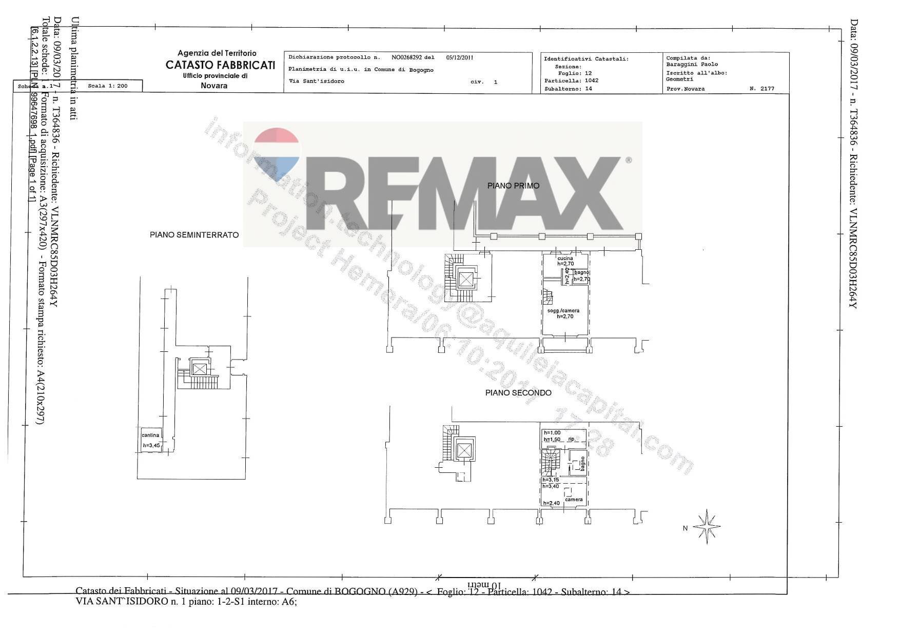Pianta 2D - Villa Bifamiliare Via Sant'Isidoro
 
1, Bogogno - planimetria 1