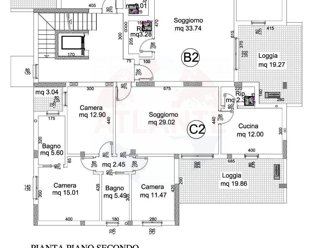 Foto 12 - Four-room apartment via Breda
 
snc, Castel Mella - floor plans 1