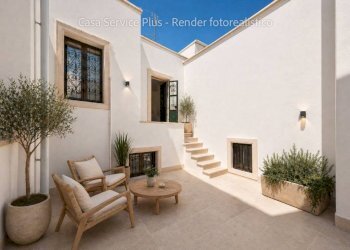 Cortile interno - Casa indipendente via Crocefisso dei Molini, Gallipoli - foto 13