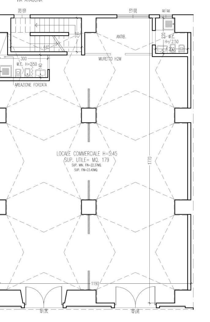 Shed via Vittorio Veneto, Tuglie - floor plans 1