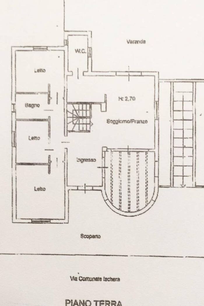 Villa contrada Ischera, Casarano - floor plans 1