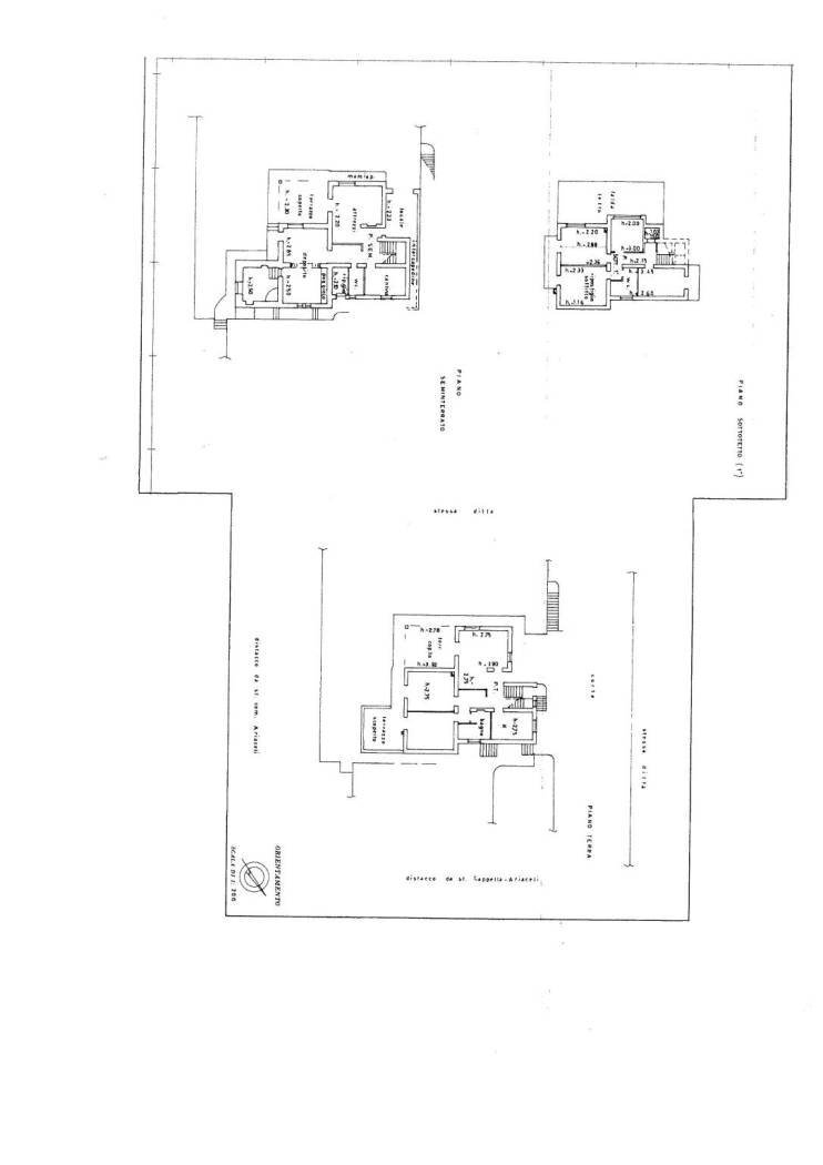 Villa via Rapella, Spigno Saturnia - floor plans 1