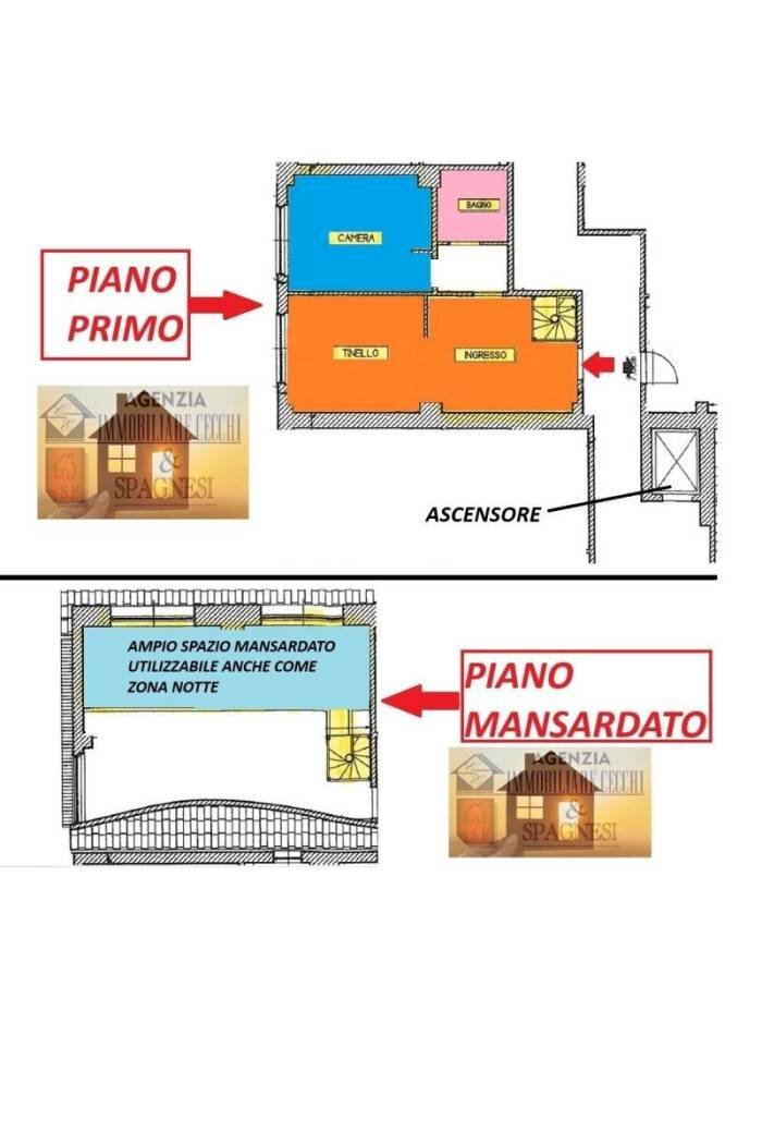 Trilocale via Tredici Martiri, Campi Bisenzio - planimetria 1