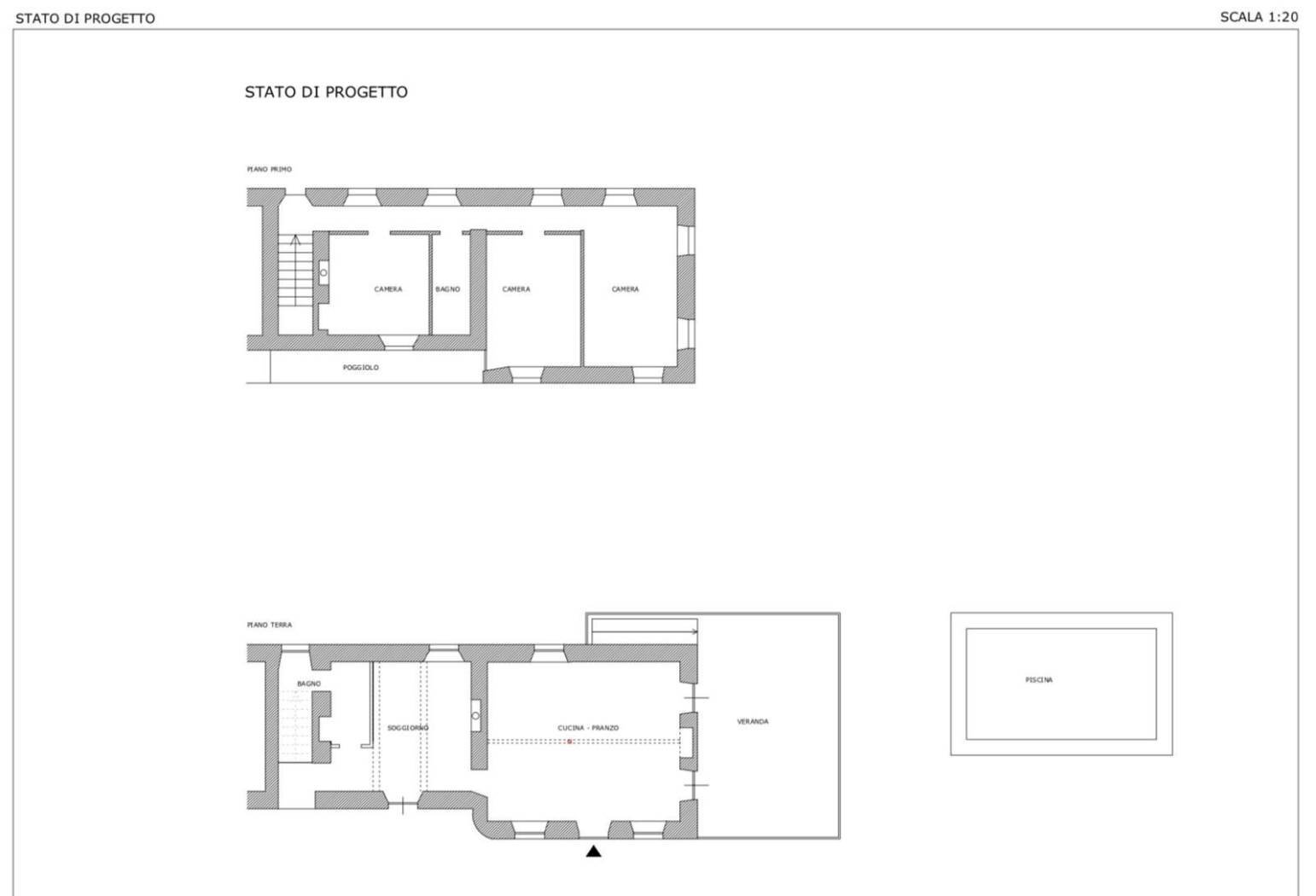 Rustic via Provinciale, 20, Cravanzana - floor plans 1