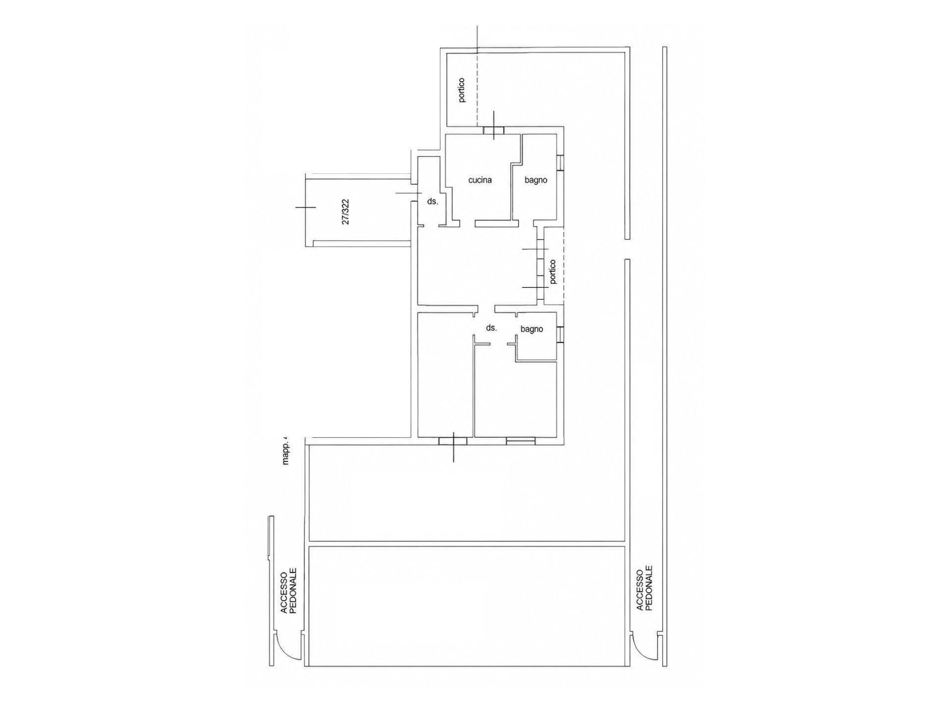 Foto 15 - Three-room apartment Mantova - floor plans 1