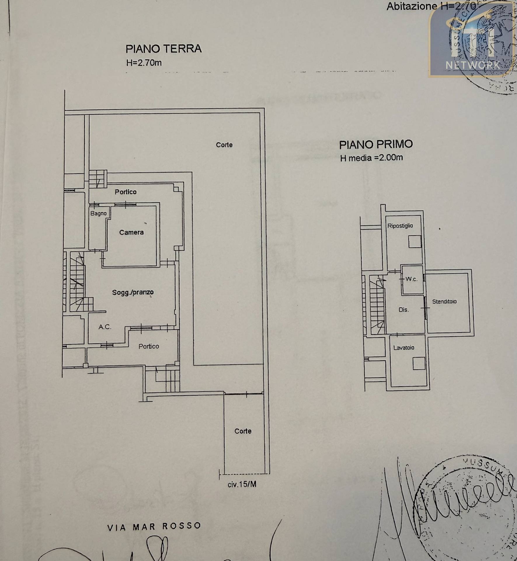 Foto 29 - Villa via mar rosso, Pomezia - floor plans 1