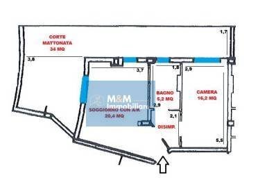 Foto 34 - Two-room apartment Via Livatino
 
3, Nettuno - floor plans 1