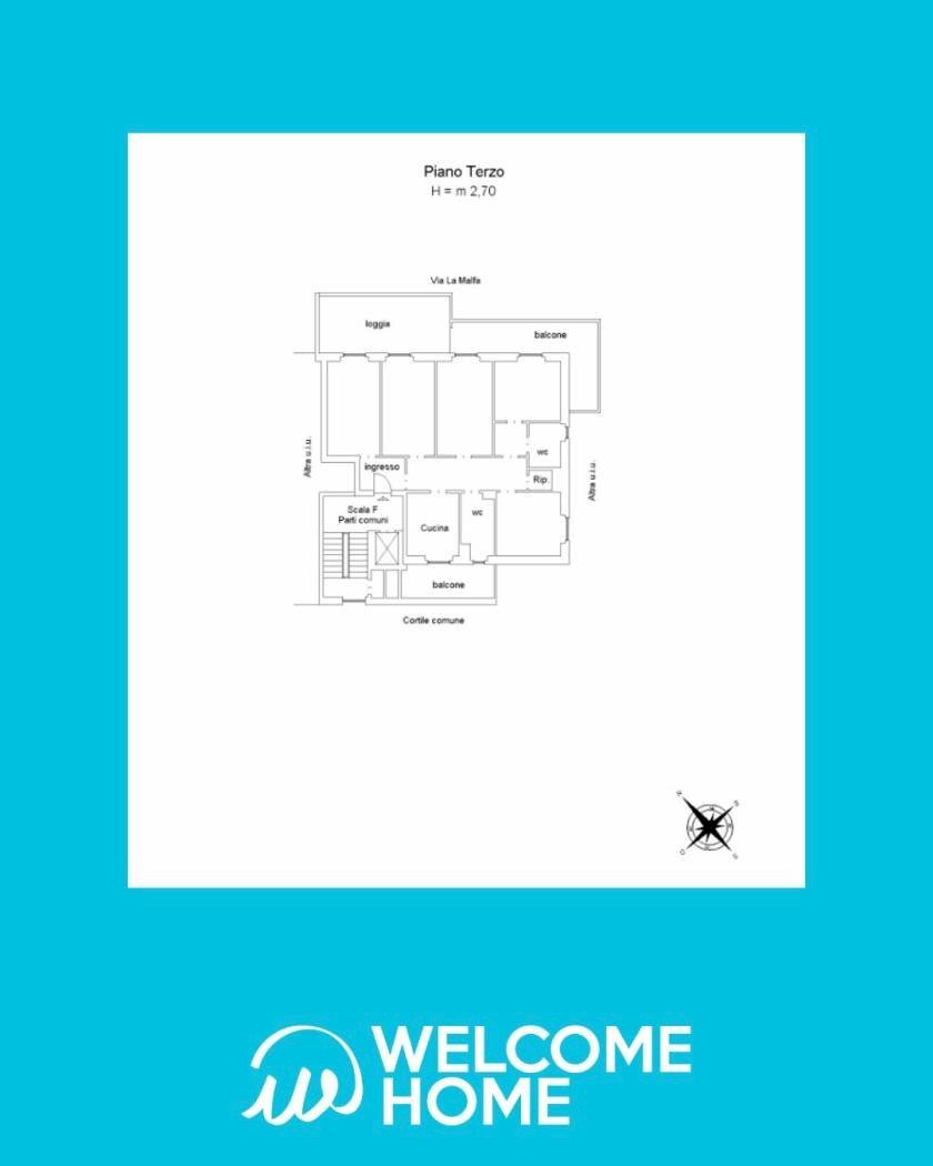 Non-buildable land via Ugo La Malfa, 13, Milano - floor plans 1