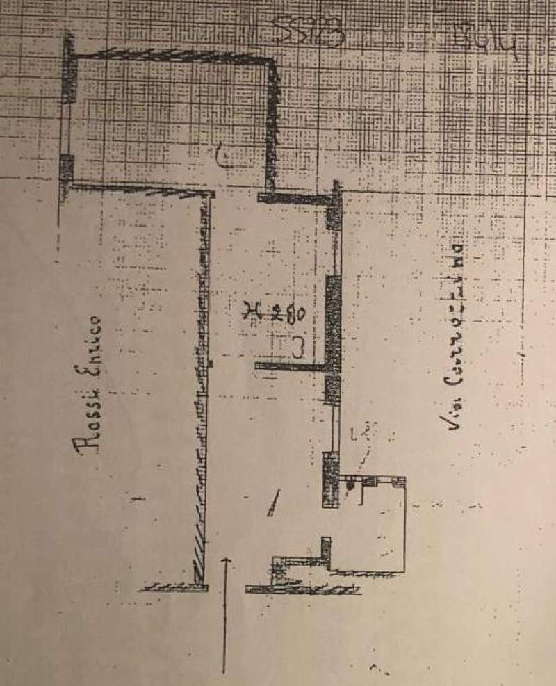 planimetria - Three-room apartment piazza Raggi, Genova (neighborhood San Fruttuoso) - floor plans 1