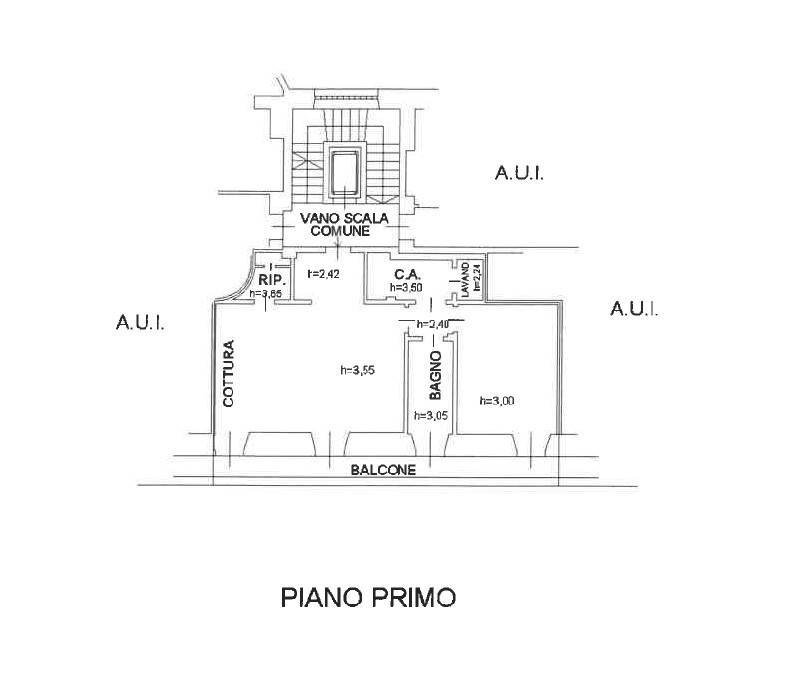 Two-room apartment via Giovanni Bagaini, 6, Varese - floor plans 1