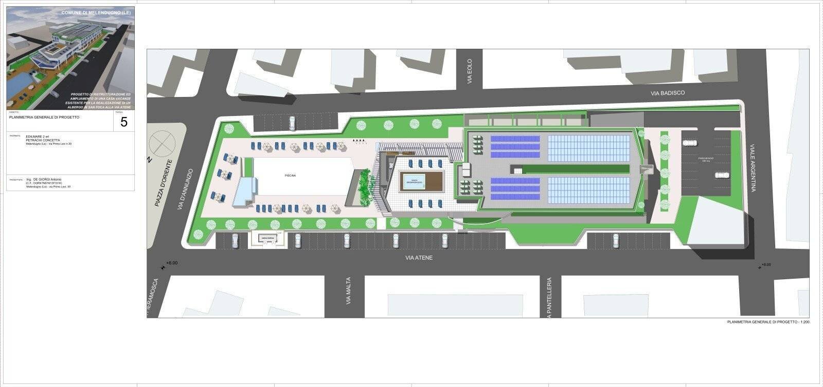 Building land via Atene in San Foca, Melendugno - floor plans 1