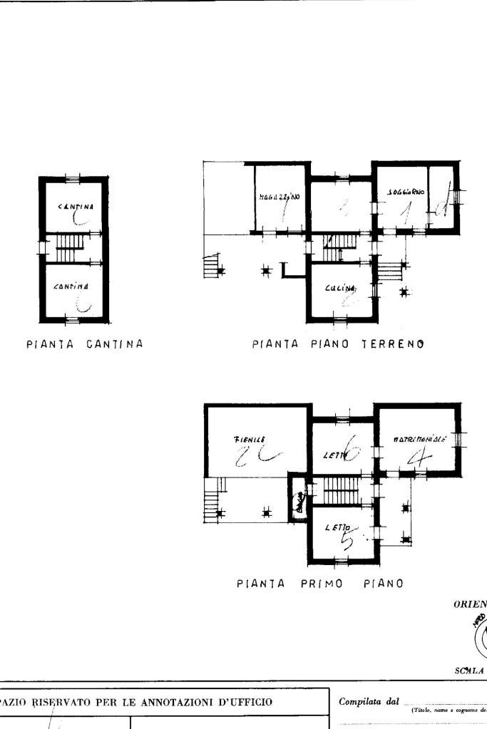 Independent house Via Roma, Cavaglià - floor plans 1