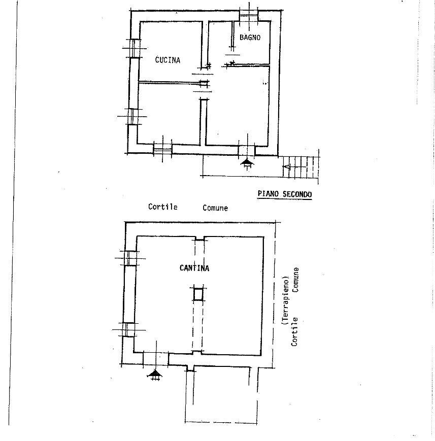 1.jpg - Independent house at auction Località Alpicella 23, Torriglia - floor plans 1