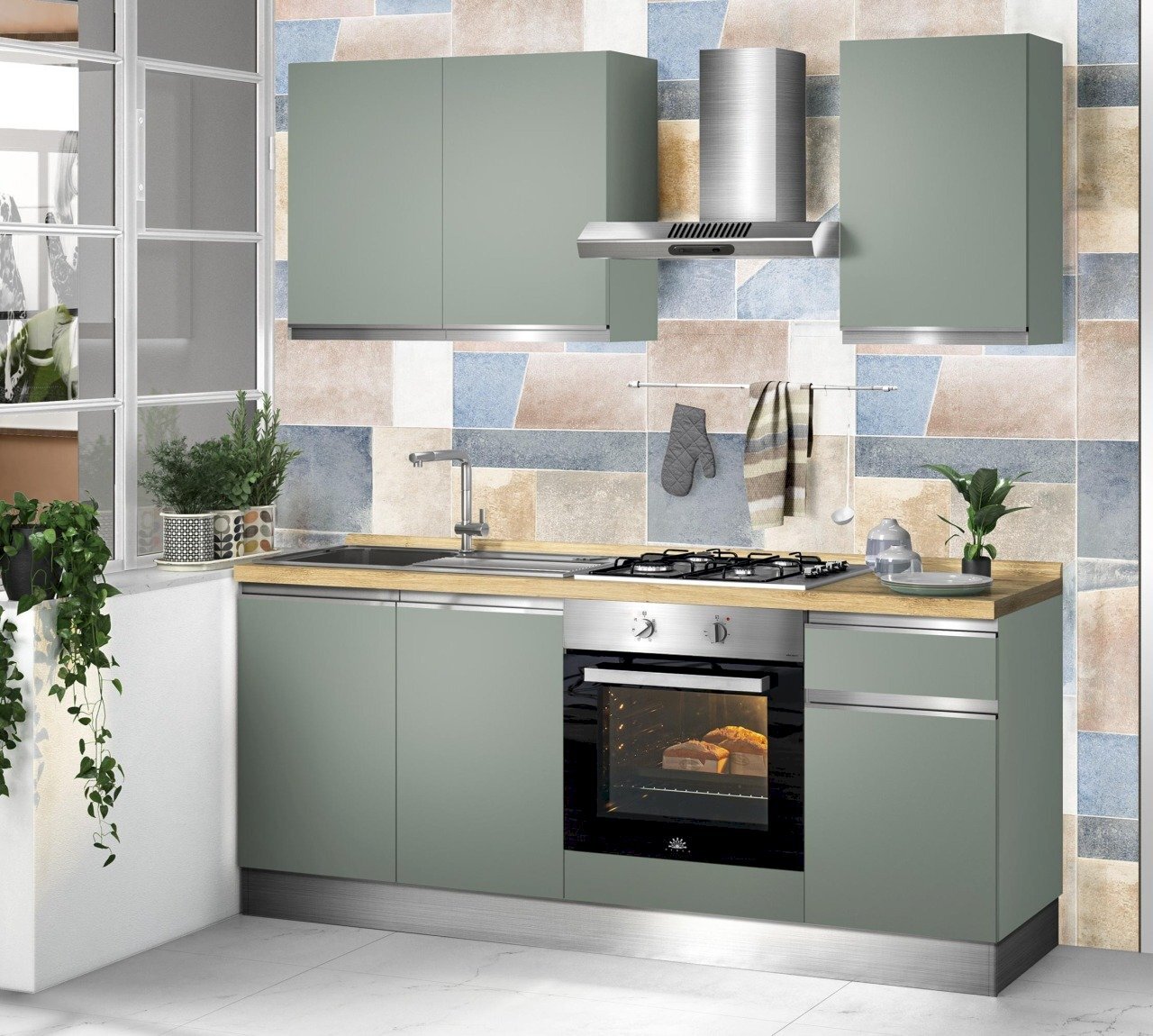 cucina nuova.jpg - Two-room apartment Via Genova 166, Torino (neighborhood Nizza Millefonti) - photo 2