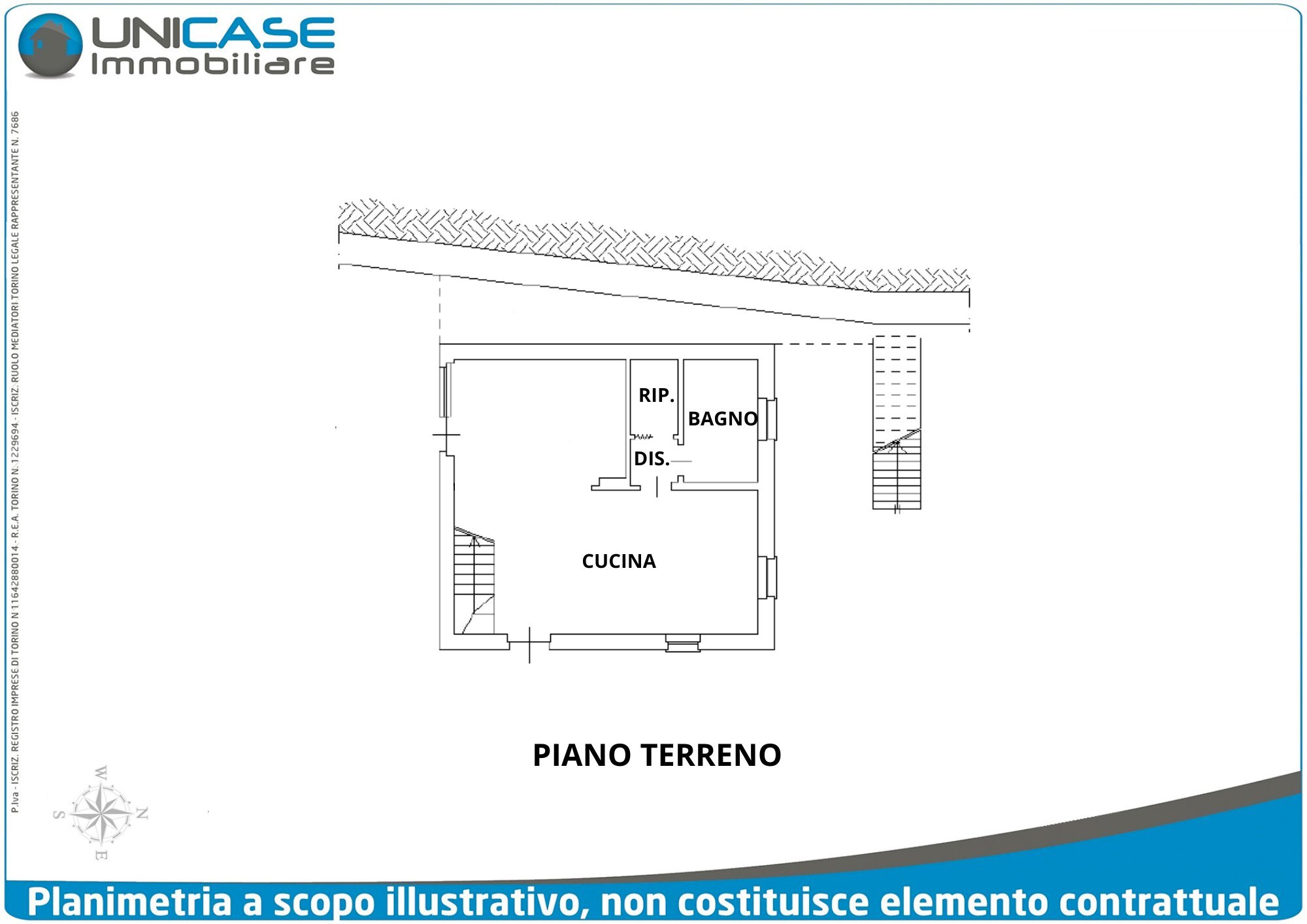 Independent house Via Fornaci, 8, Rorà - floor plans 1