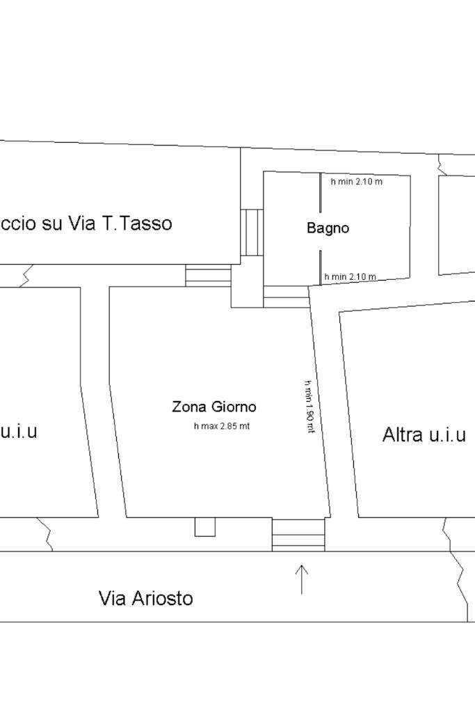 Rustico Via Ludovico Ariosto, Civezza - planimetria 1