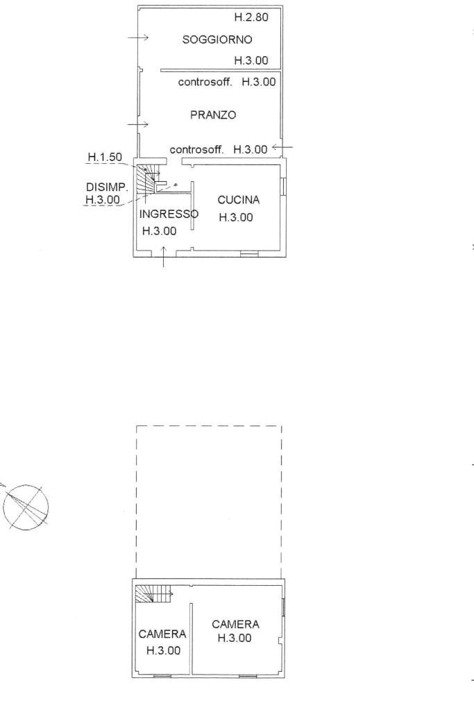 Rustic Via Cavalle, Baricella - floor plans 1