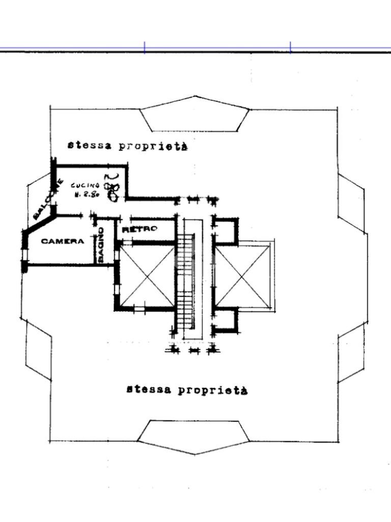 Two-room apartment Viale Panoramica, Riccione - floor plans 1