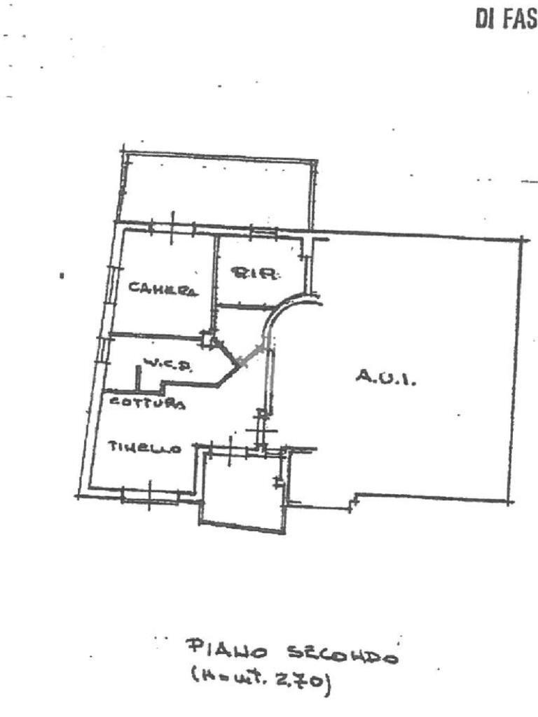 Trilocale Viale Mameli, Riccione - planimetria 1