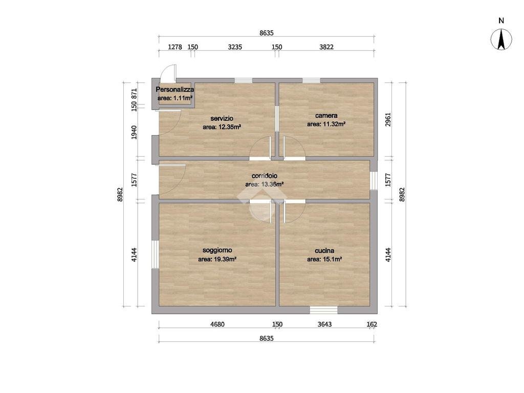 Villa Via violetta, Russi - floor plans 1