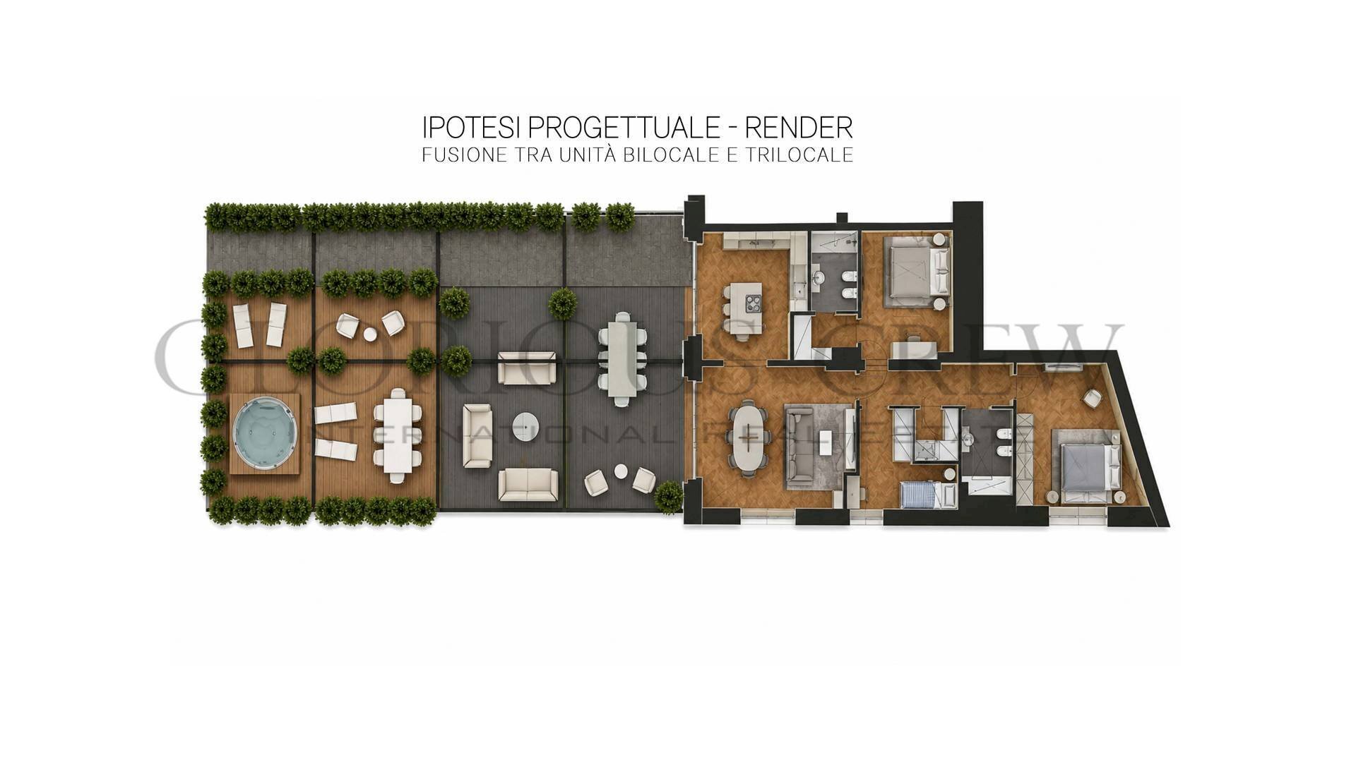 Foto 13 - Appartamento Corso Como, Milano - planimetria 1