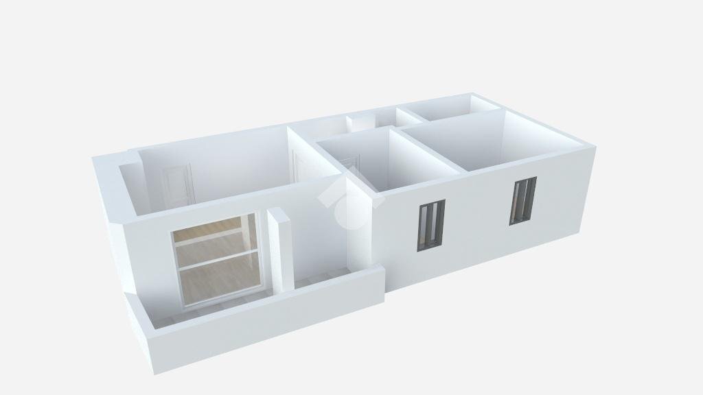Three-room apartment Viale Sarca, Milano (neighborhood Bicocca) - floor plans 1