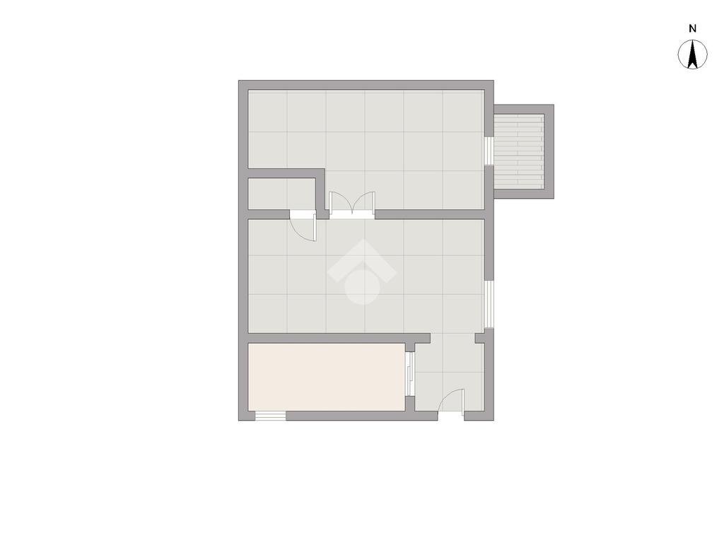 Two-room apartment Via Crema, Milano (neighborhood Ticinese) - floor plans 1