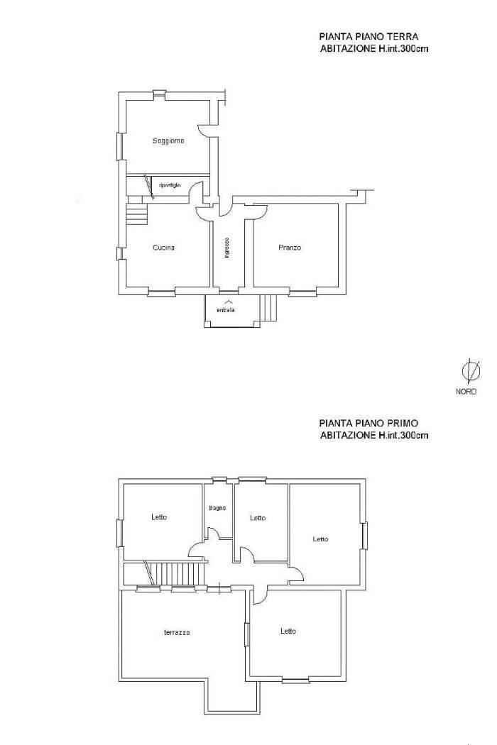 Independent house via dei Girasoli, Montelibretti - floor plans 1