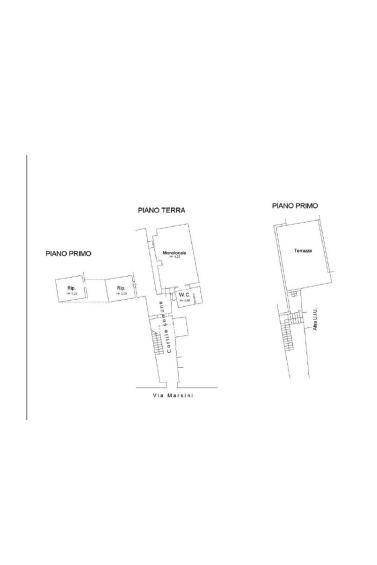 Independent house via Marsini, Salve - floor plans 1