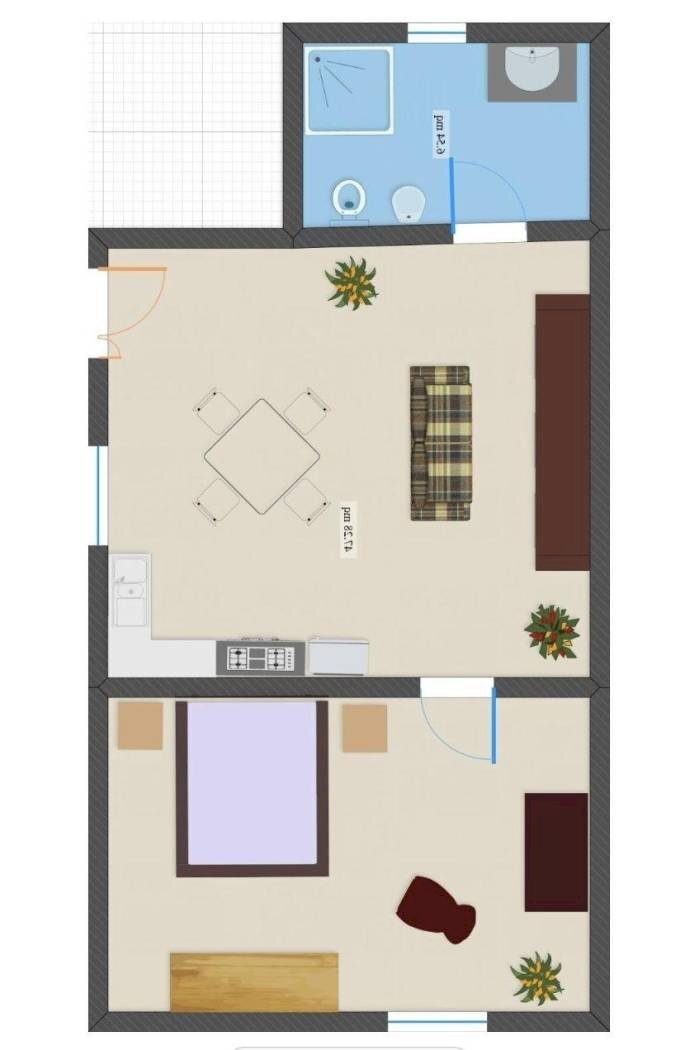 Appartamento via De Filippo, Matino - planimetria 1