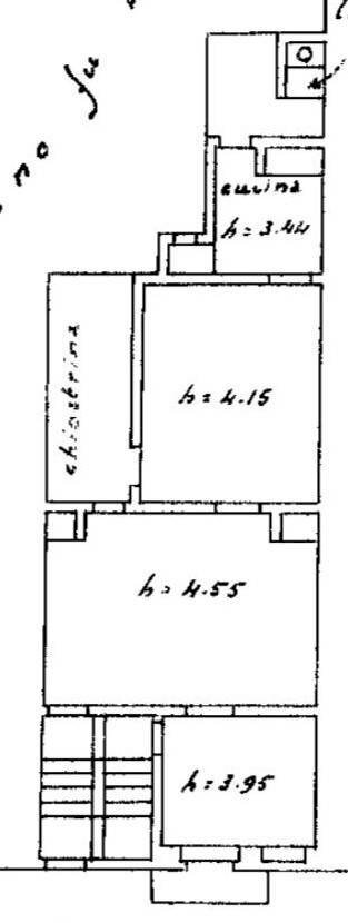Four-room apartment via Vittorio Emanuele III, Parabita - floor plans 1
