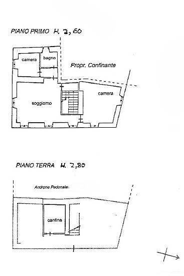 Appartamento via PITTOR GIANI, San Sebastiano Curone - planimetria 1