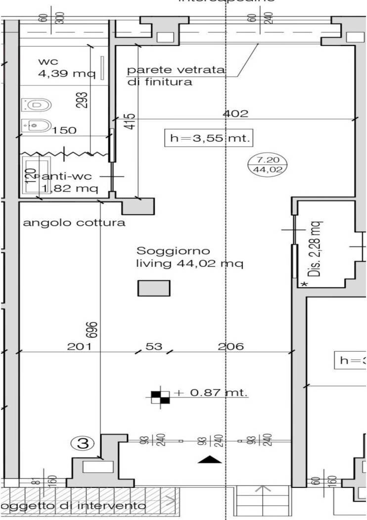 Loft via Ugo Foscolo, 4/a, Torino (zona San Salvario) - planimetria 1