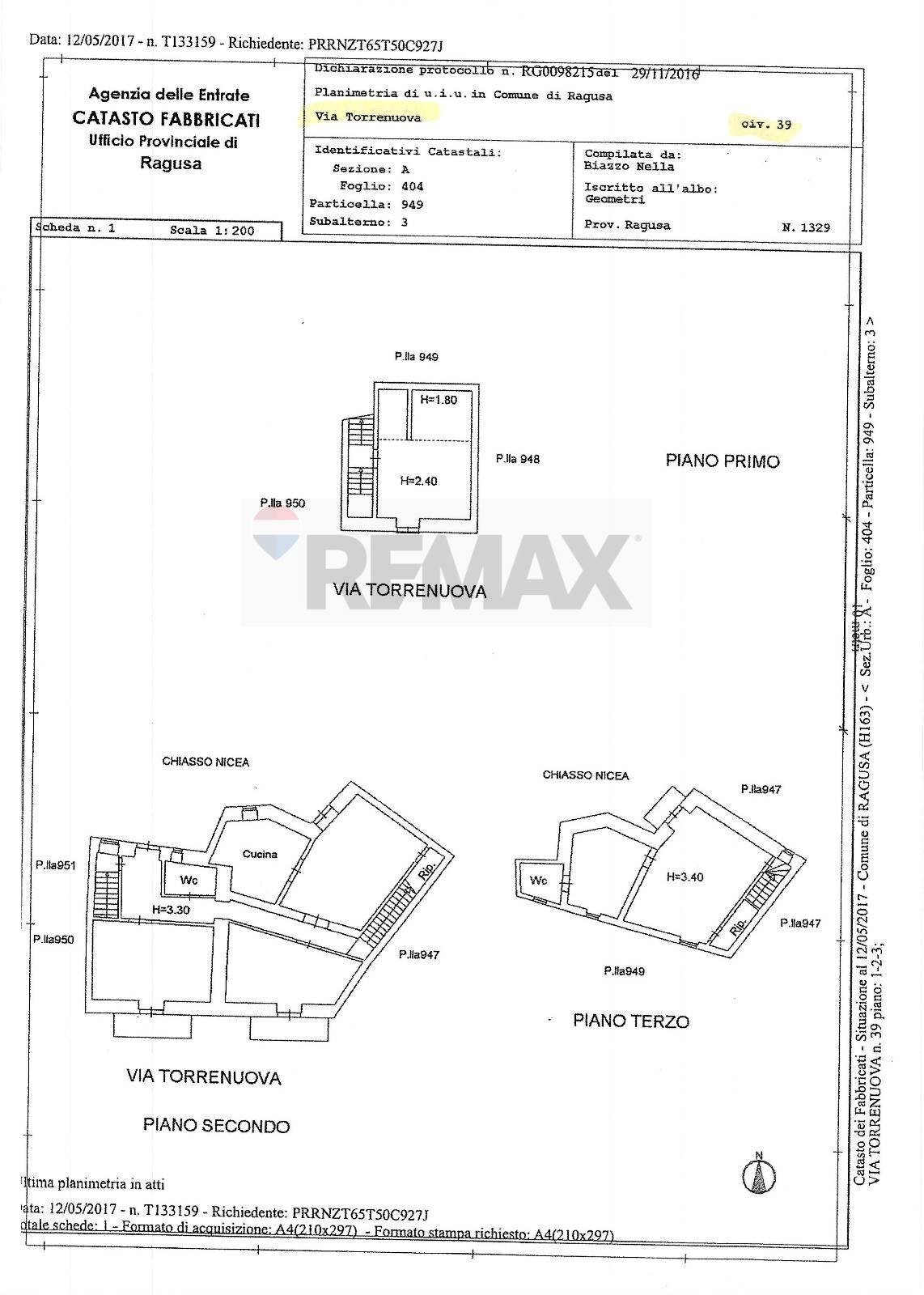 Pianta 2D - Casa semi indipendente via torrenuova
 
35-37-39, Ragusa - planimetria 1