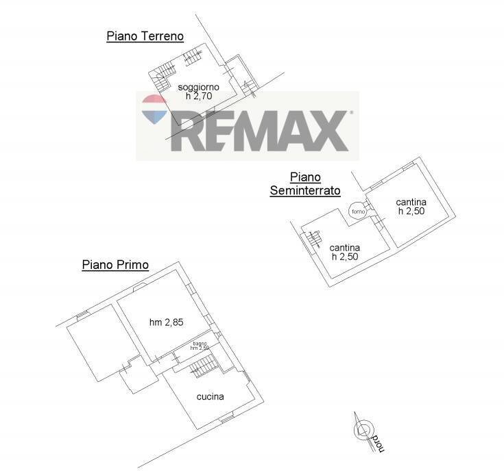 Pianta 2D - Semi-detached house Reggello - floor plans 1