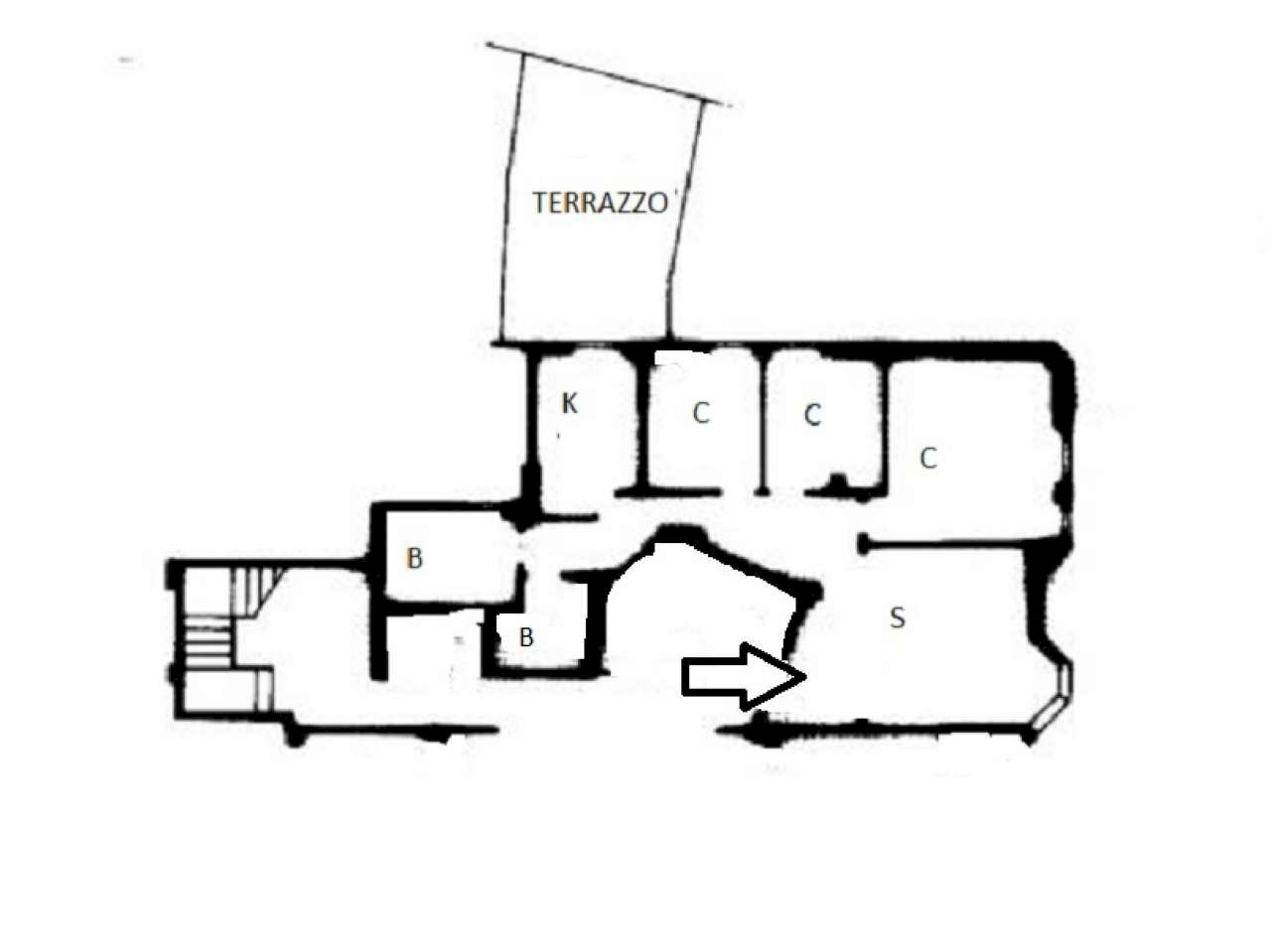 Plamìnimetria - Appartamento VIA FRATELLI BETTI, Rapallo - planimetria 1