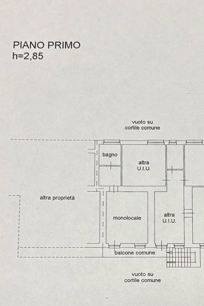 Appartamento via Vecchia di Buriasco, 19, Pinerolo - planimetria 1