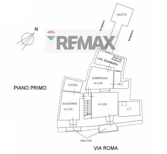 Pianta 2D - Casa semi indipendente Via Guglielmo Marconi
 
23, Maiolati Spontini - planimetria 1