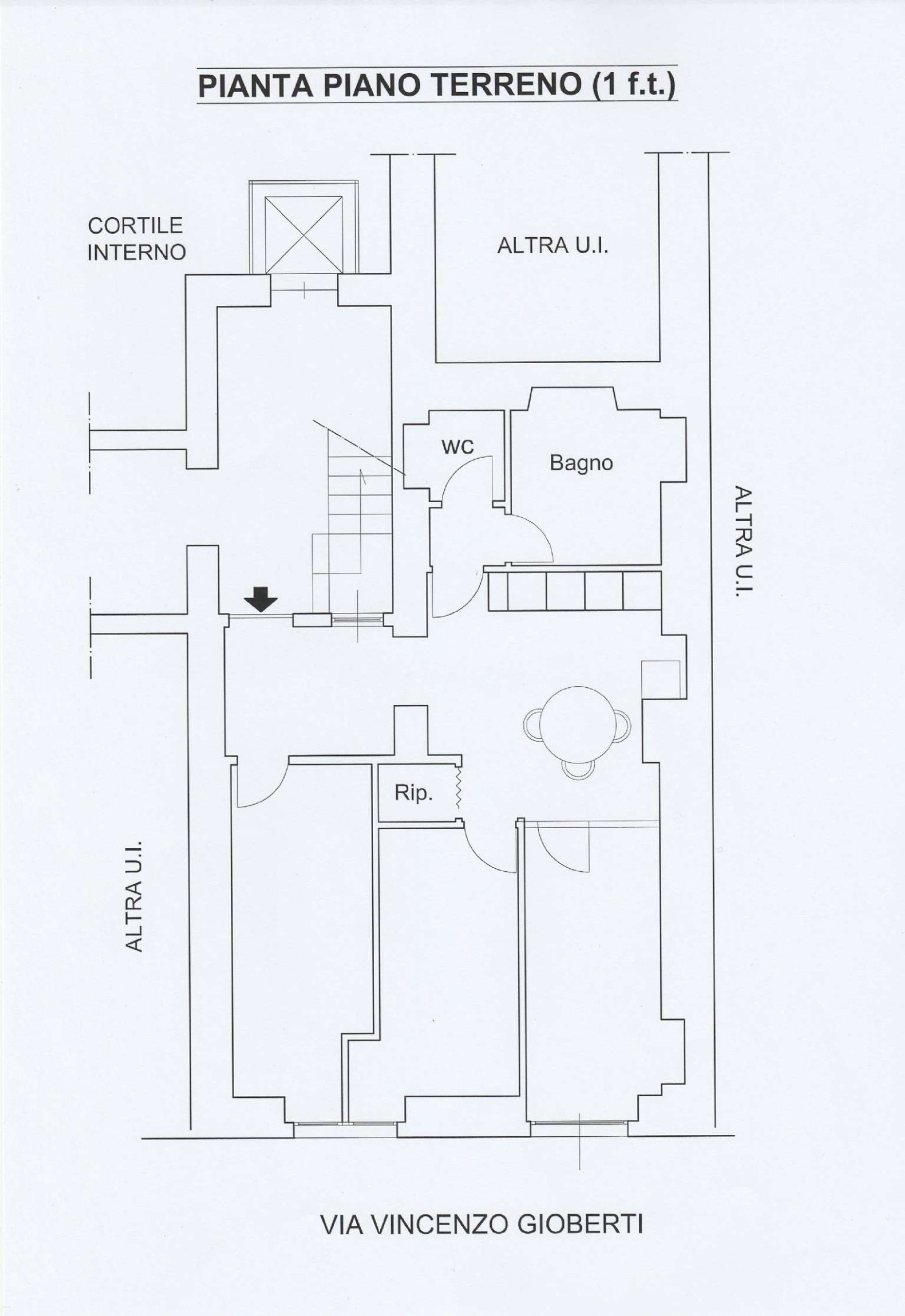planimetria - Non-buildable land via Gioberti, 47, Torino (neighborhood Crocetta) - floor plans 1