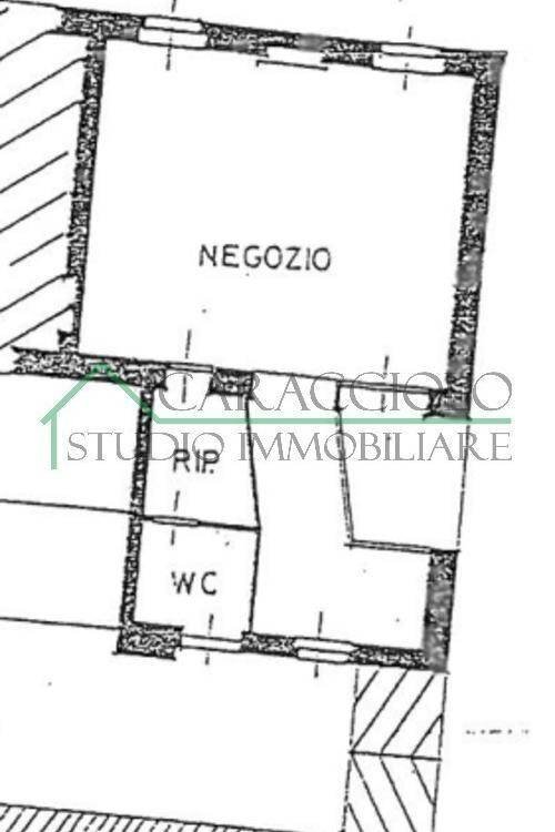 Negozio piazza Aldo Moro, Bollate - planimetria 1