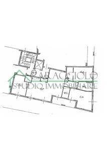 Three-room apartment via Camillo Benso di Cavour, 29, Bollate - floor plans 1