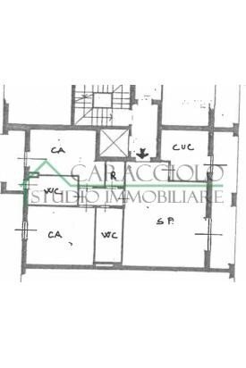 Three-room apartment piazza Generale Carlo Alberto Dalla Chiesa, 20, Bollate - floor plans 1