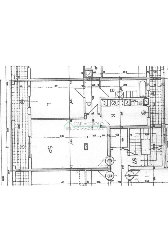 Two-room apartment piazza Generale Carlo Alberto Dalla Chiesa, Bollate - floor plans 1