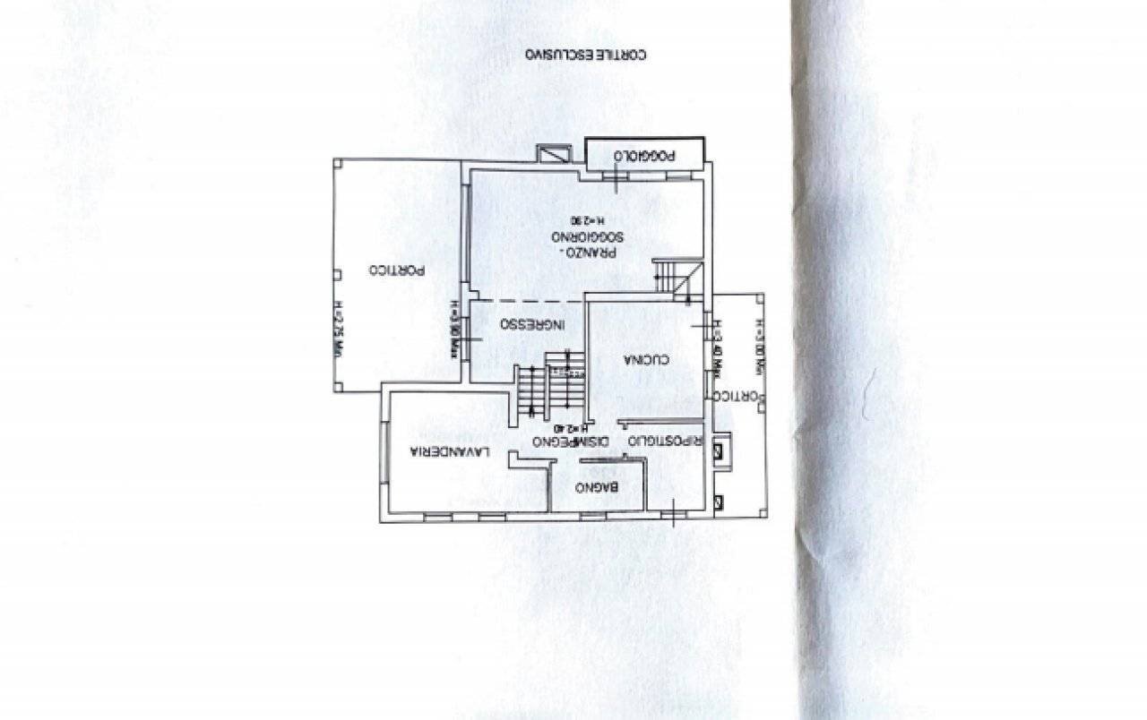 Villa via 1ª Strada, 1, Fiesso d'Artico - planimetria 1