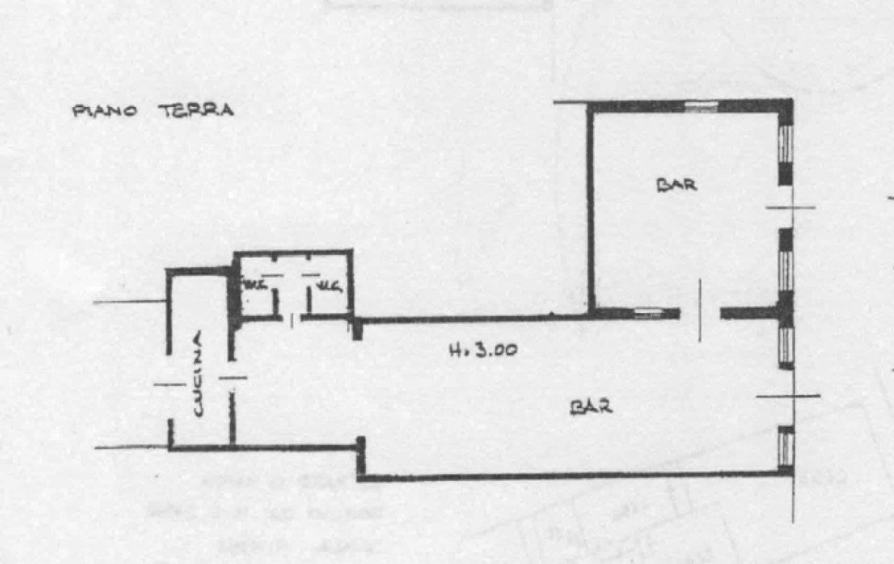 Shop fondamenta Canal Lombardo, Chioggia - floor plans 1