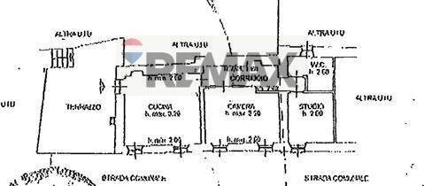 Pianta 2D - Trilocale Savona - planimetria 1