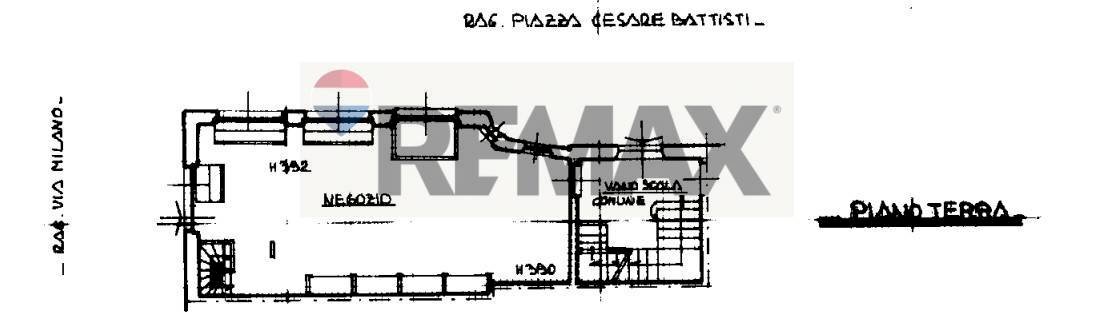 Pianta 2D - Negozio Via Milano
 
21/A, Salsomaggiore Terme - planimetria 1