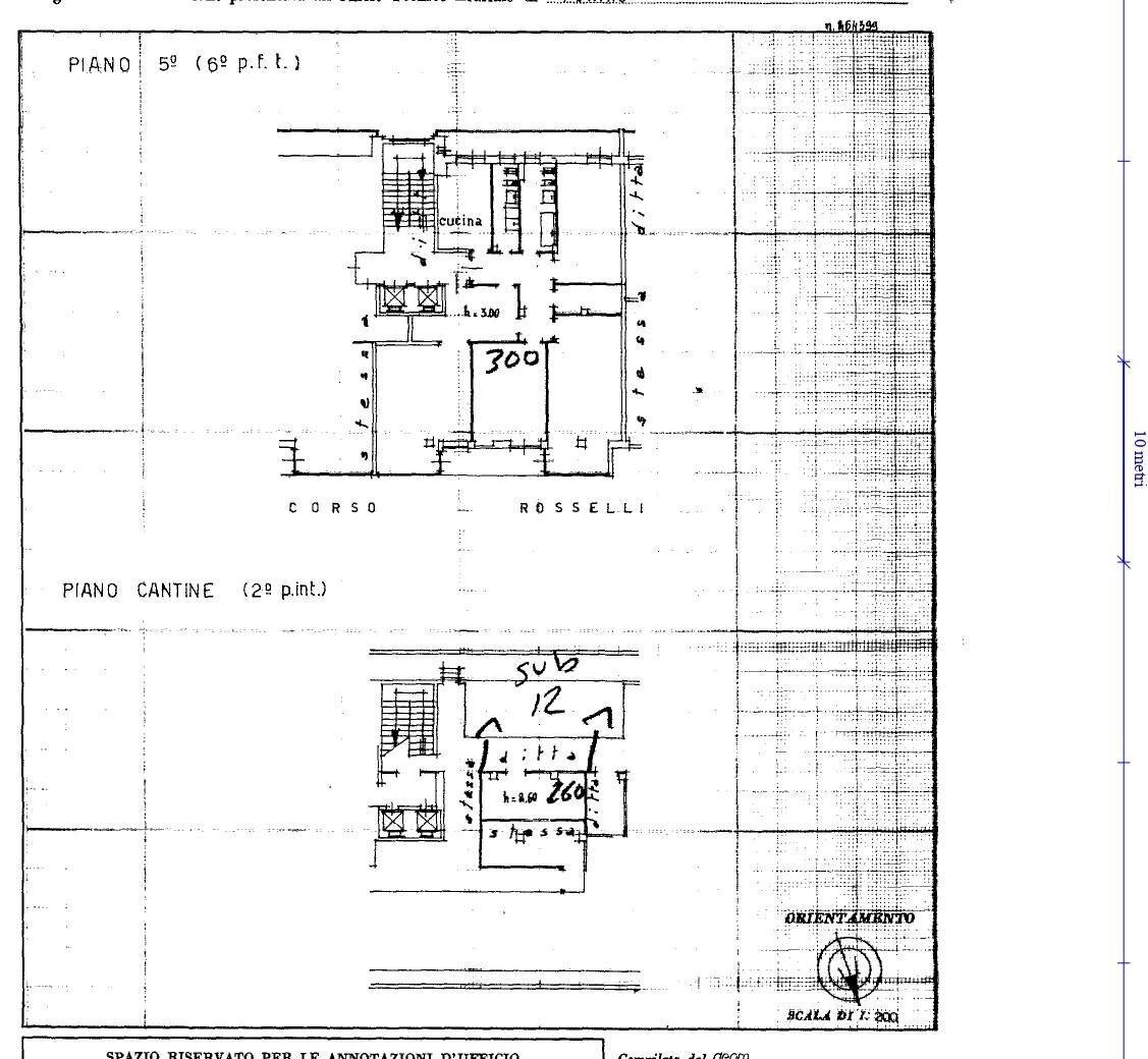 Foto 35 - Apartment corso Rosselli
 
73, Torino - floor plans 1