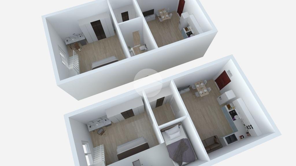 Two-room apartment Via legnone, Milano (neighborhood Dergano) - floor plans 1