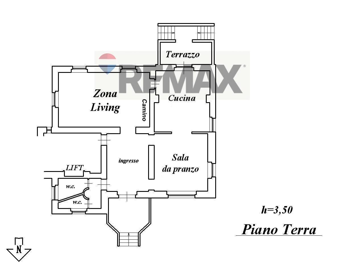 Pianta 2D - Villa Via Vigorelli
 
160, Casteggio - planimetria 1